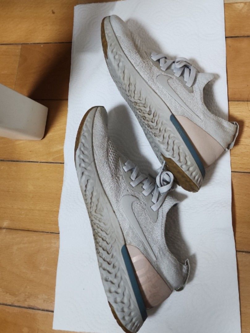 Women's nike epic deals react flyknit light cream
