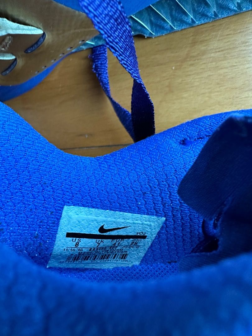 Nike Romaleos 3 Royal Reign Blue Gold US8 UK7 EUR41 Carousell