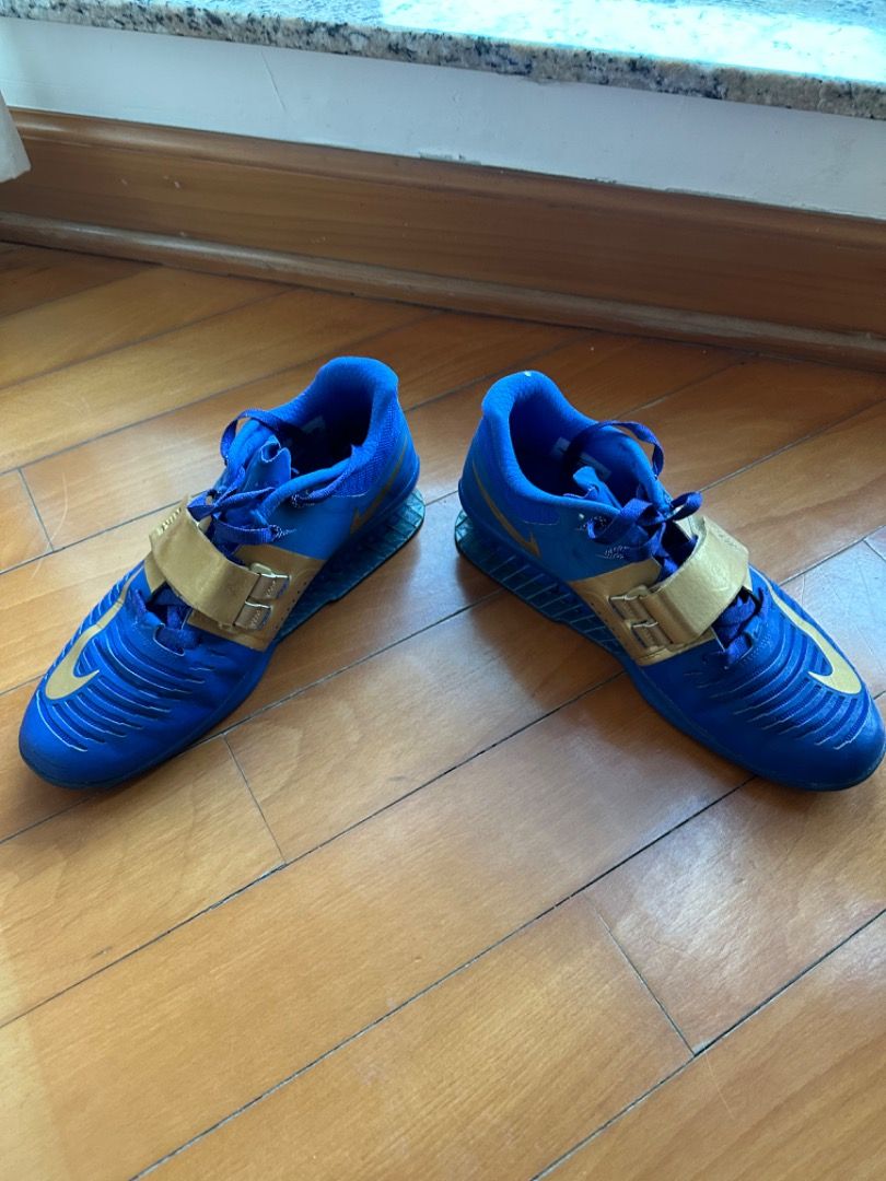 Nike romaleos 3 blue and gold sale