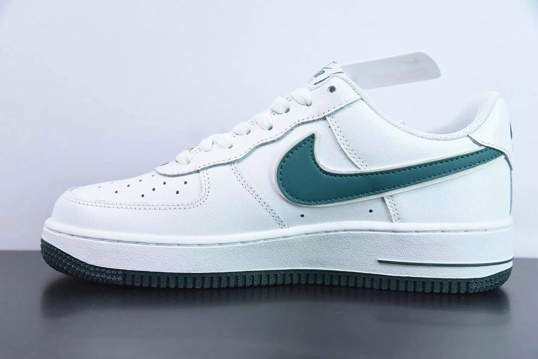 NK Air Force 1 Low 07 Swoosh small green hook Men s Fashion
