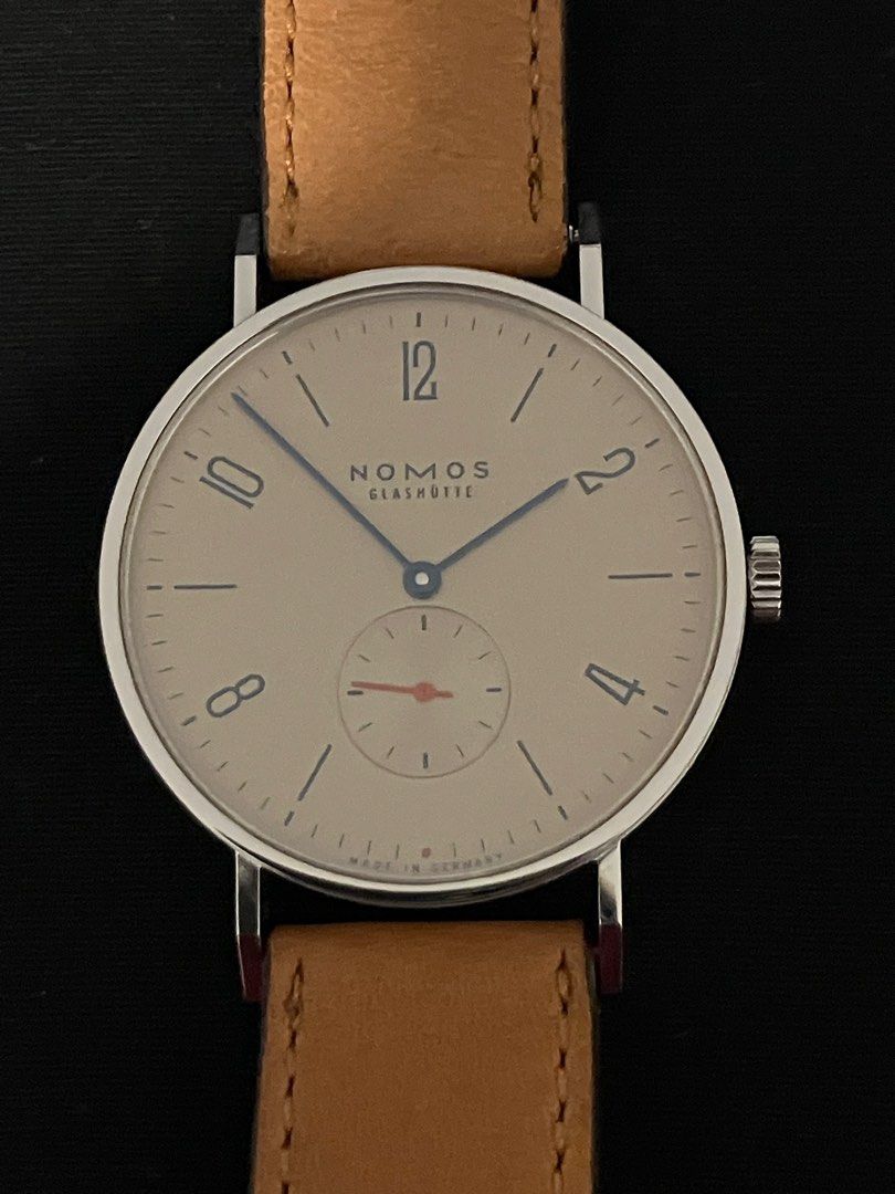 Nomos Tangente Red Dot Edition Salmon Dial Luxury Watches on
