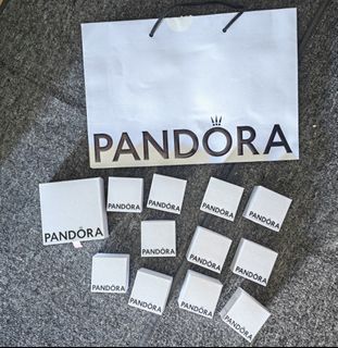 Pandora charm box and bracelet box