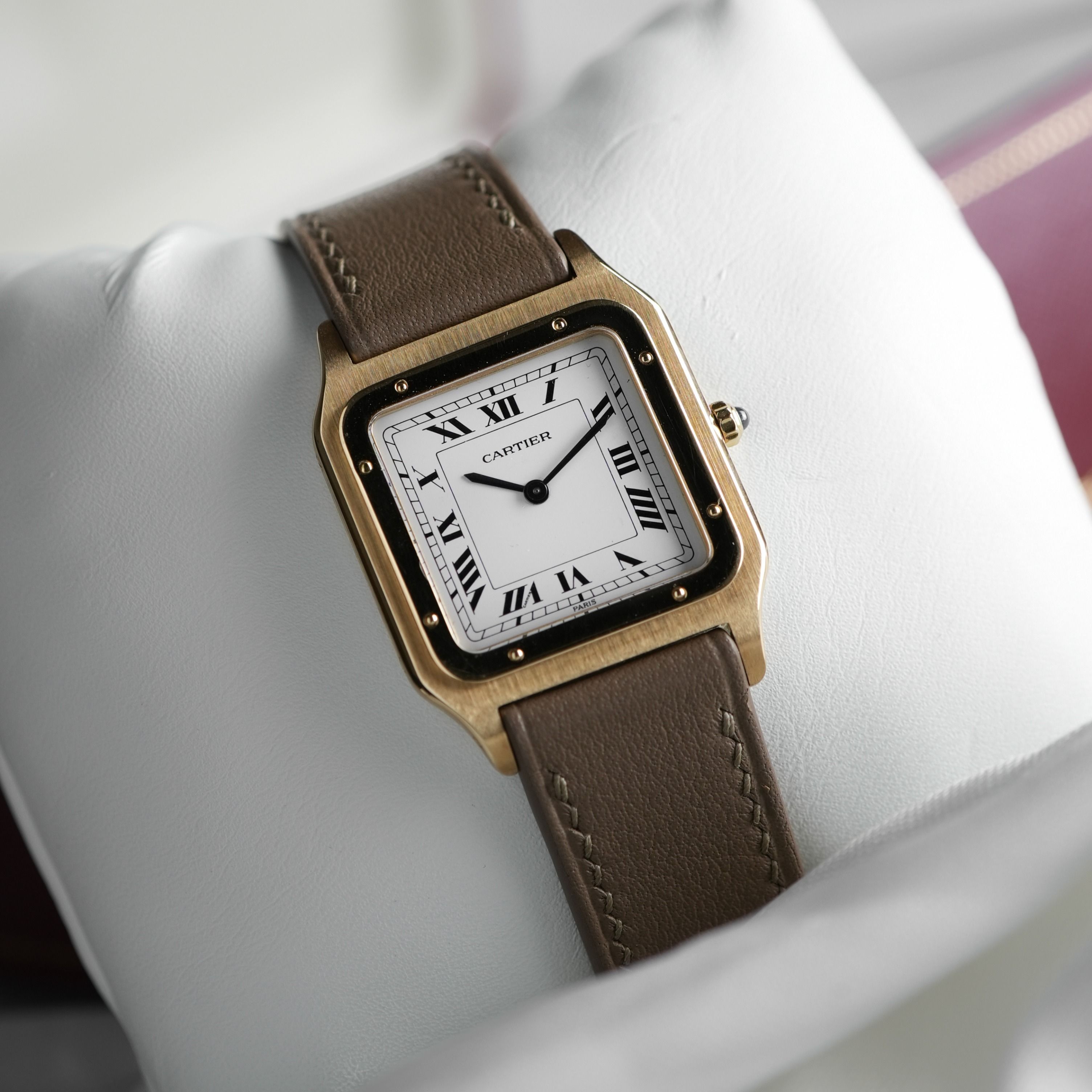 cartier santos dumont yellow gold