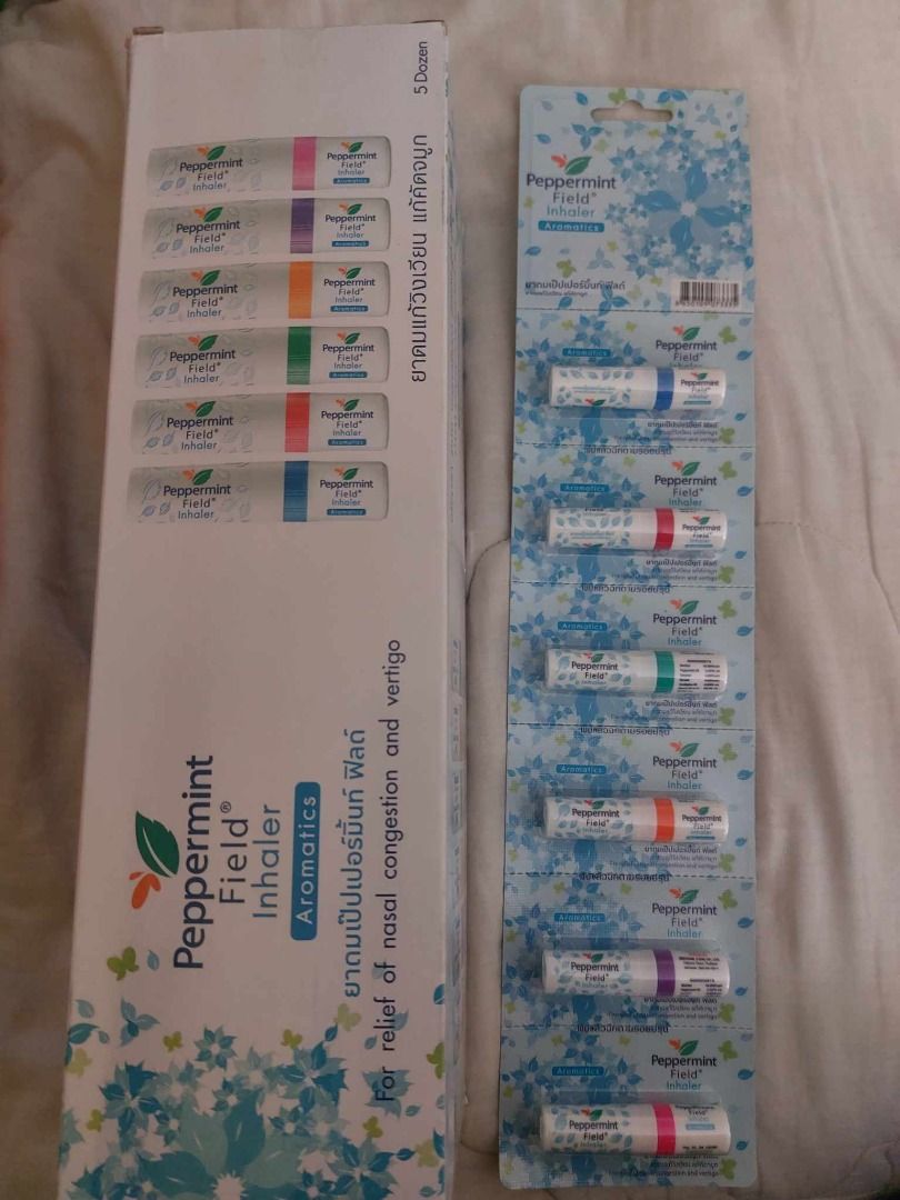 Peppermint Inhaler made in Thailand, Health & Nutrition, Medical ...