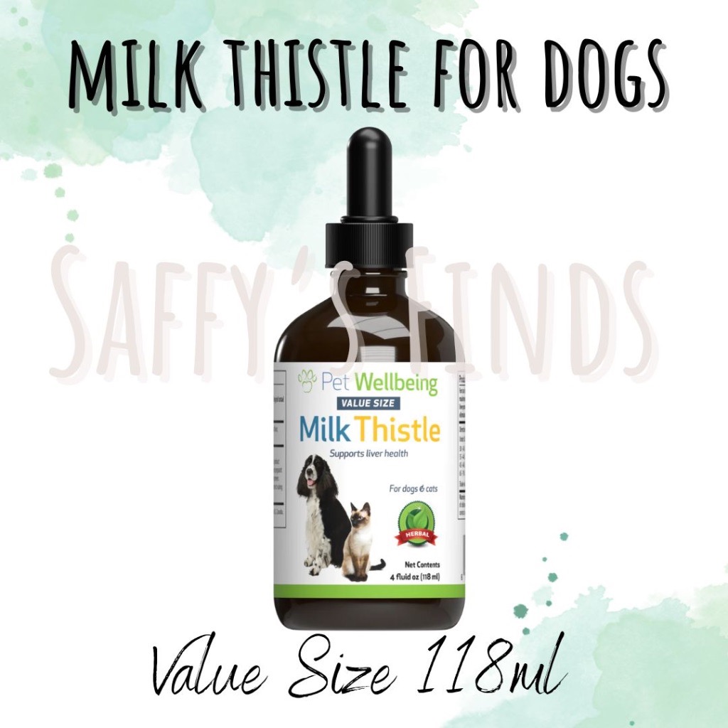 Pet Wellbeing Milk Thistle for Dogs and Cats 118ml FREE SHIPPING