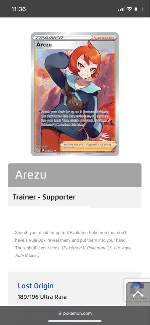 Pokemon TCG (Lost Origin) Full Art Arezu 189/196, Hobbies & Toys, Toys & Games on Carousell Pokemon TCG (Lost Origin) Full Art Arezu 189/196, Hobbies & Toys, Toys & Games on Carousell