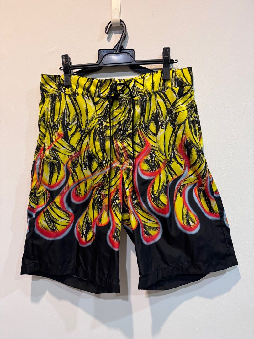 PRADA NYLON BANANA SHORTS Men s Fashion Bottoms Shorts on Carousell