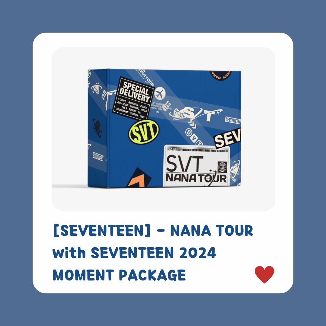 Brand New And Unopened ☆ SEVENTEEN NANA Tour Moment Package