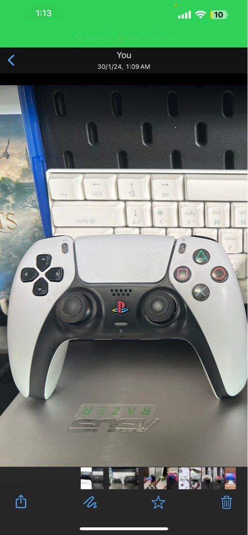 Ps5 controller (Category: Controllers) located in Singapore. Submitted by jesus1019 (Listing ID 1286518438, Image 2). Description: Modded ps5 controller.