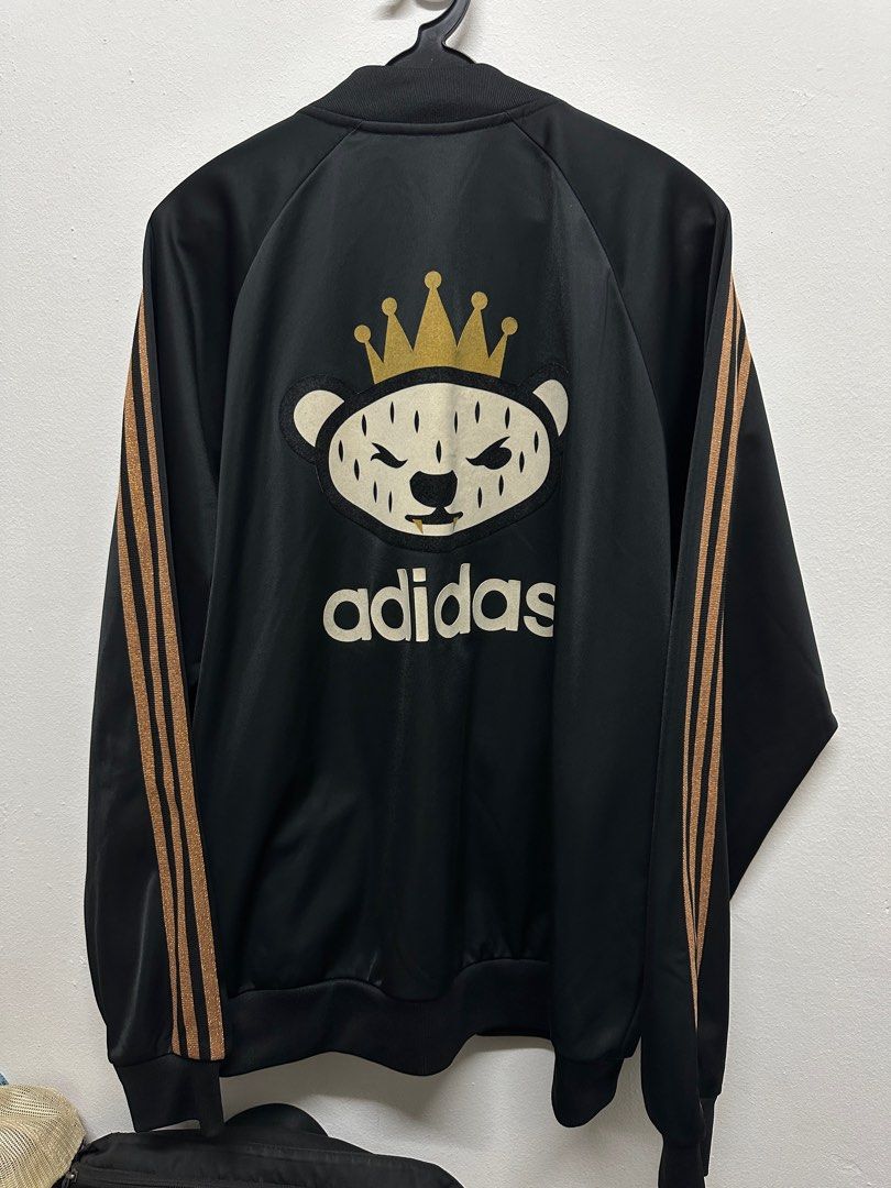 Rare adidas x nigo bear jacket zipper Men s Fashion Coats Jackets and Outerwear on Carousell