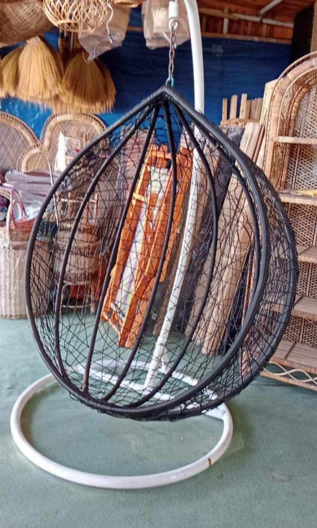 Rattan egg swing duyan