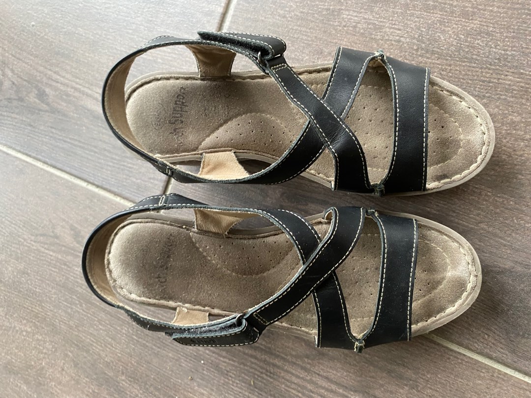 Scholl Arch Support Wedges Sandals Women s Fashion Footwear