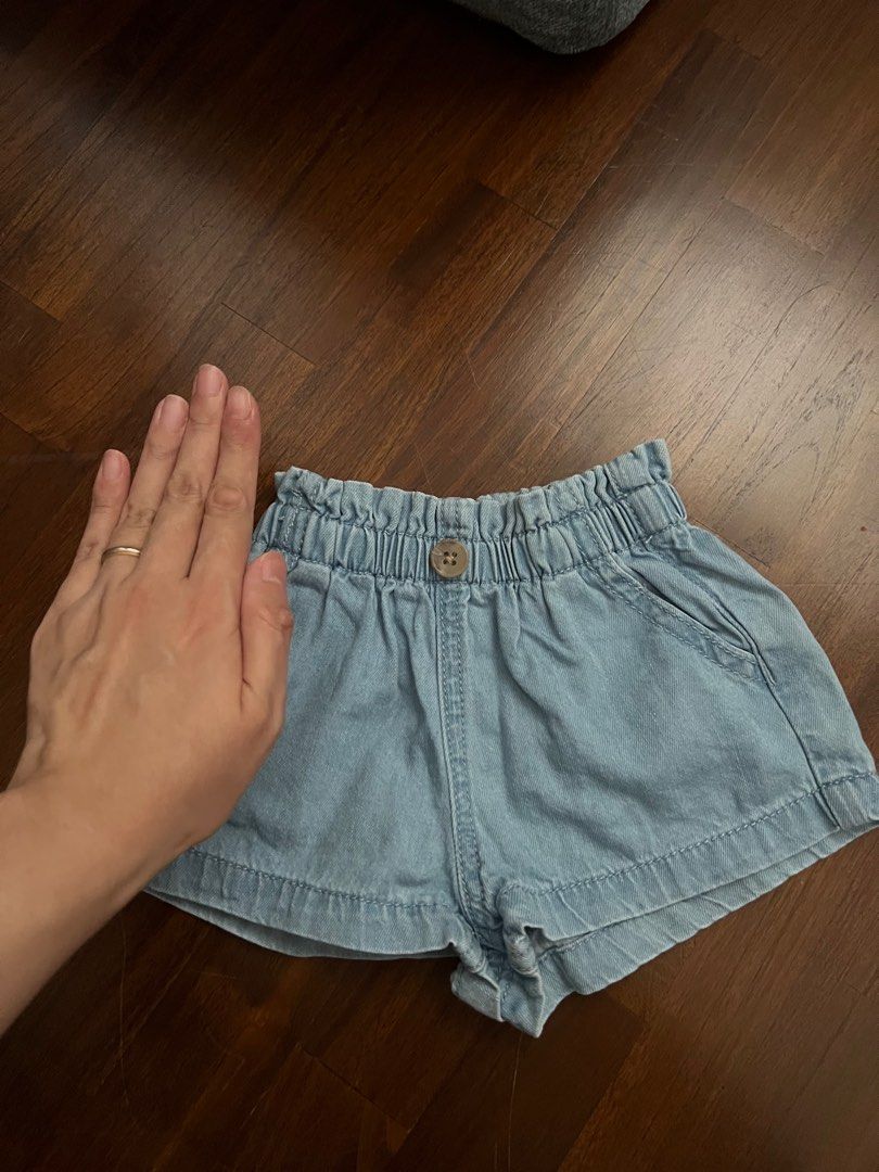 Newborn cheap denim shorts