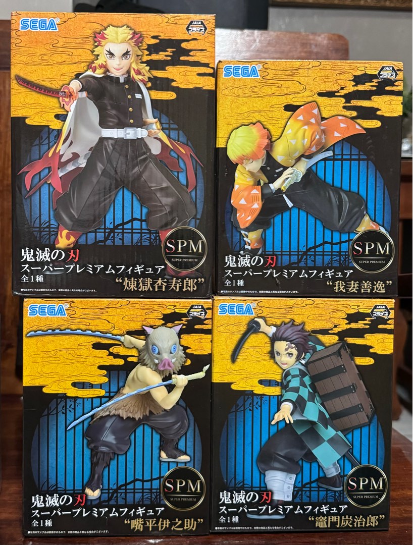 Sega SPM Demon Slayer tanjiro inosuke zenitsu kyojuro, Hobbies & Toys ...