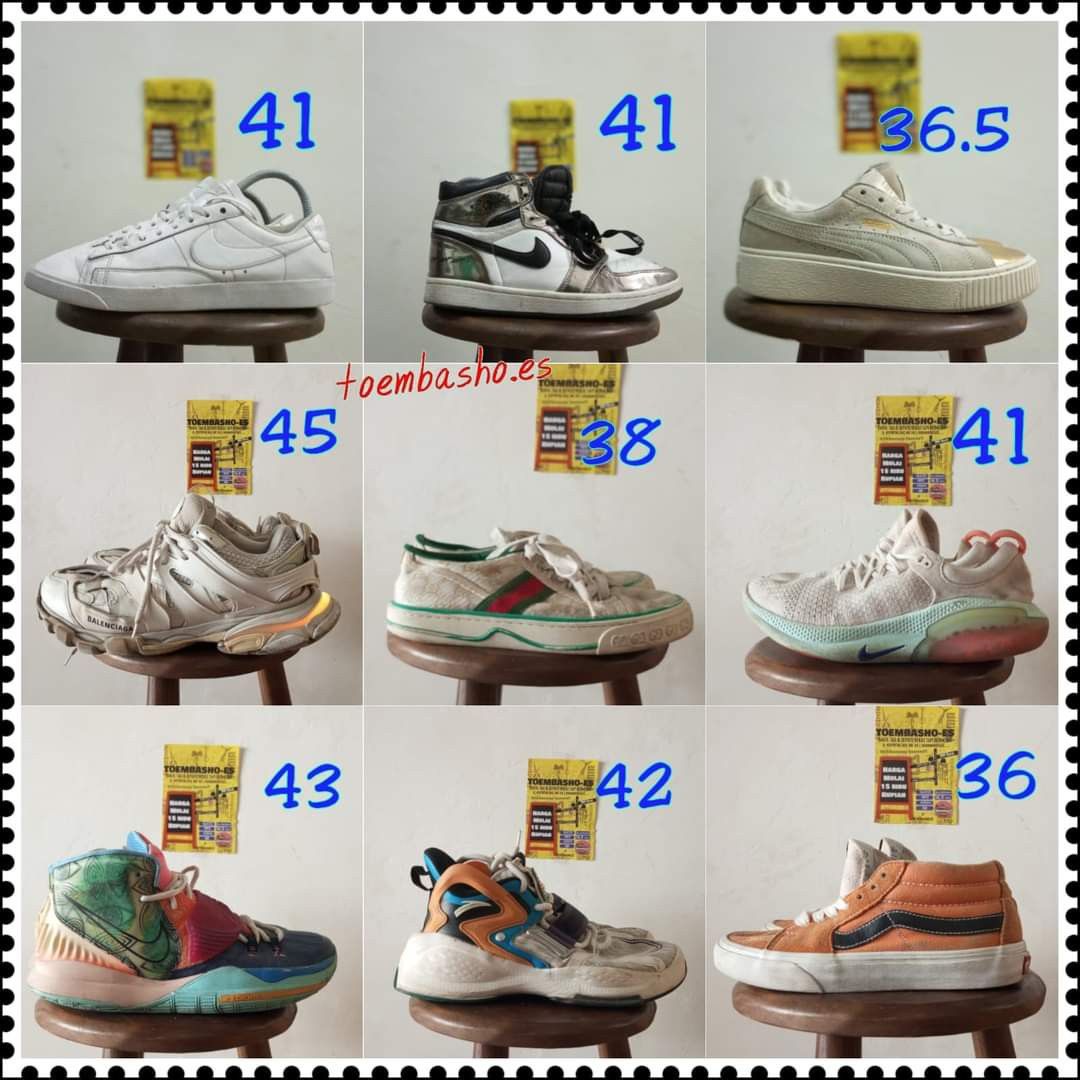 Sepatu Nike Adidas Vans Balenciaga Gucci puma anta Fesyen Pria