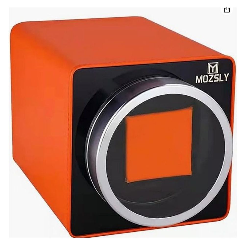Single Watch Winder Black with 4 Rotation Mode Setting for Rolex