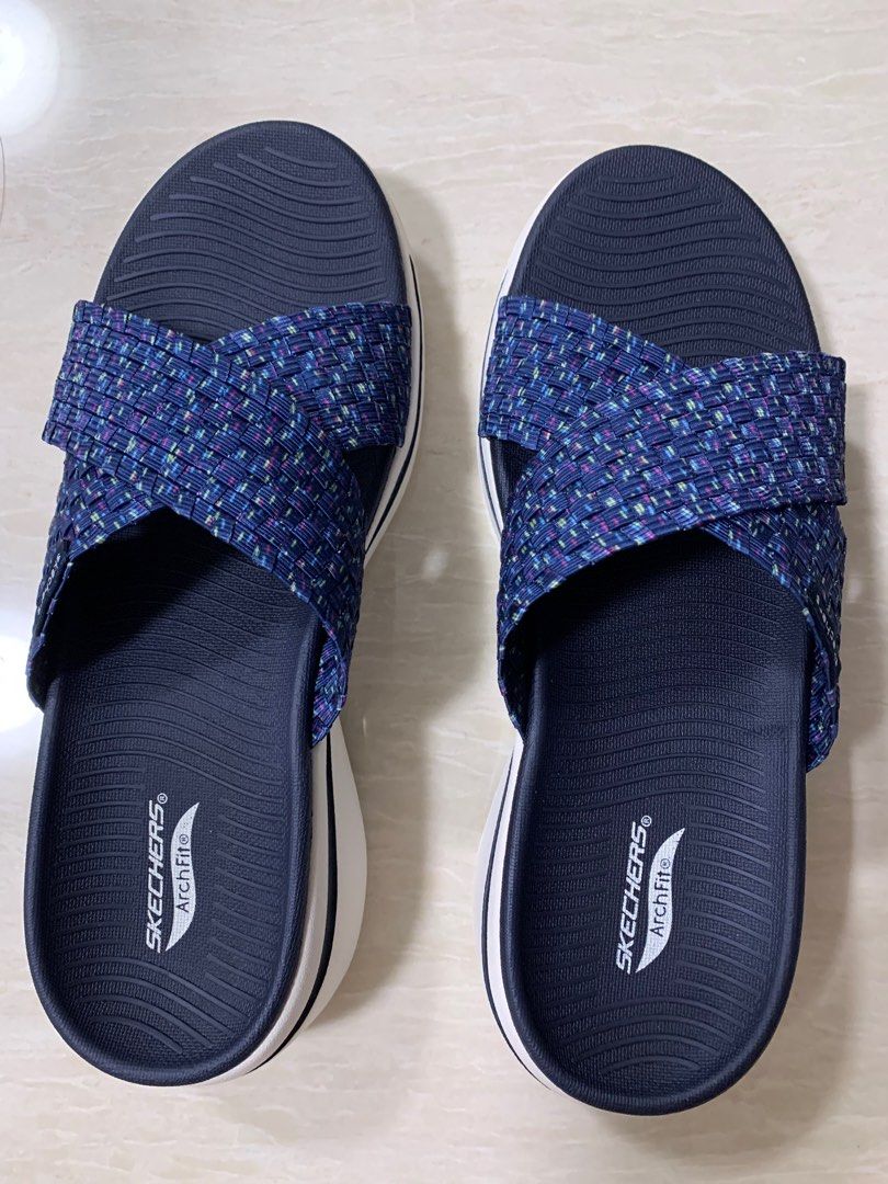 Walking sandals womens skechers top