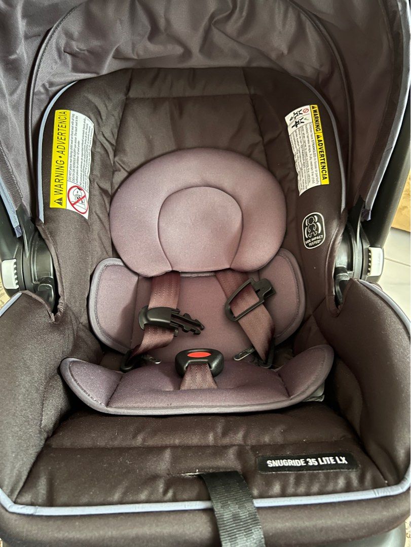 Snugride 35 Lite LX Infant Carseat Babies Kids Going Out Car