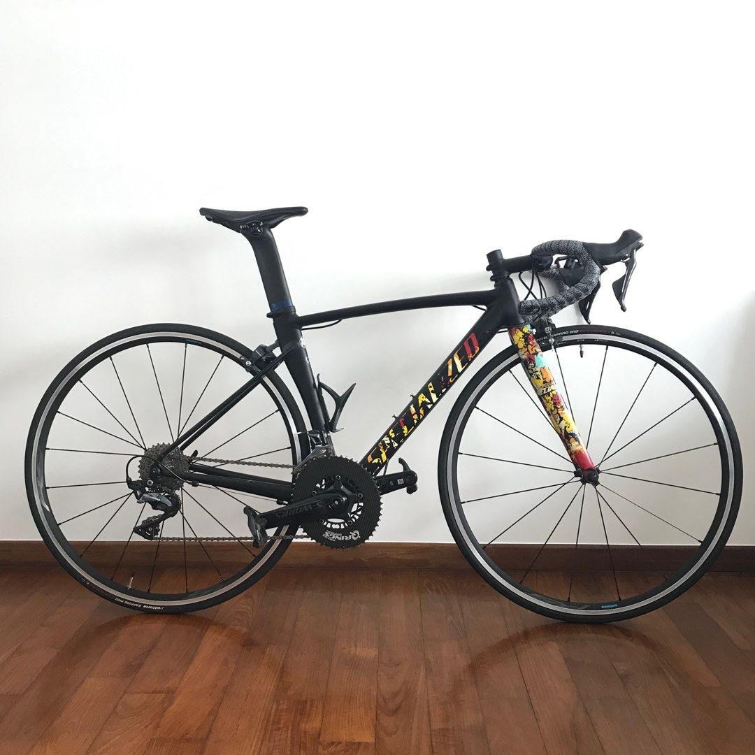 Specialized Allez Sprint LIMITED EDITION Graffiti frame Size 49 with Knight wheelset 65mm Shimano R5 wheelset road bike