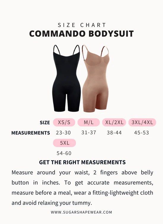 The first Commando Bodysuit - Sugar Shapewear Singapore