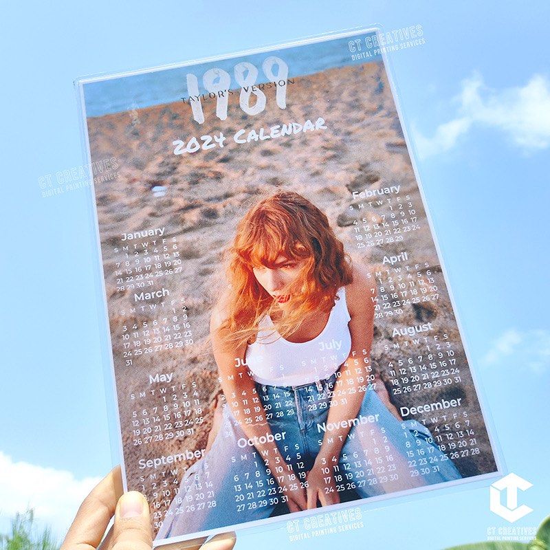 Taylor Swift LAMINATED CALENDER Hobbies Toys Memorabilia