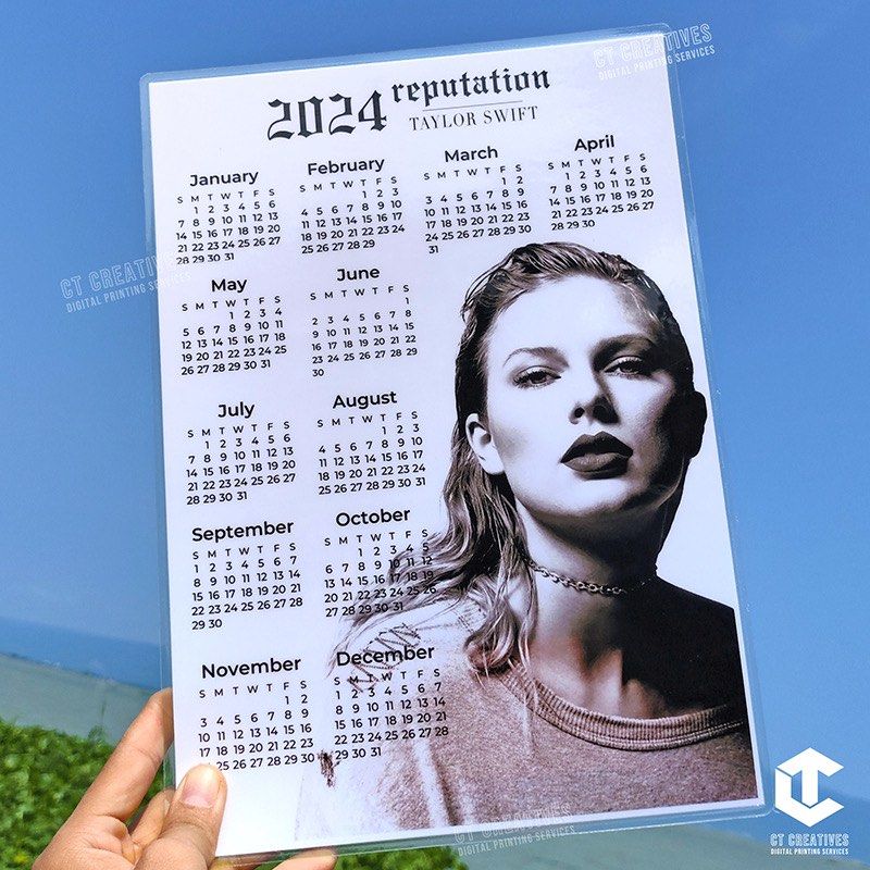 Taylor Swift LAMINATED CALENDER Hobbies Toys Memorabilia