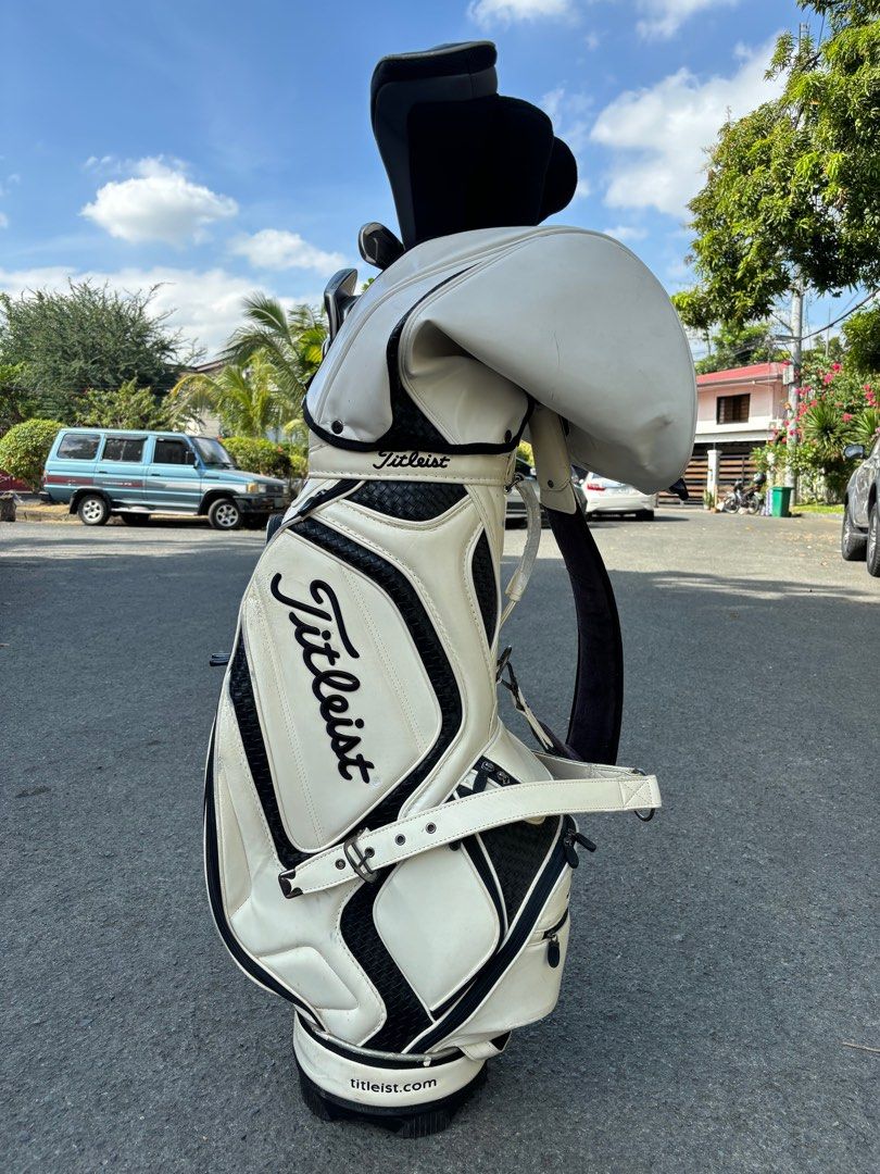 Taylormade Golf Set with Titleist Bag (Category: Golf) located in Manila. Submitted by eclipse58 (Listing ID 1286436787, Image 1). Description: COMPLETE Taylormade 300 Series Golf Set ✅️ 3-9 Irons, Pitching Wedge & Sand Wedge ✅️ Taylormade R580 Driver, 3 & 5 Woods ✅️ Ping Putter & Titleist Golf Bag ✅️ Original Taylormade N.S. PRO 950GH Stiff Flex Steel Shaft & Grips ✅️ Very good condition & NO ISSUES Selling Price: 19,000 Location: Quezon City.