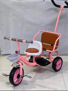 Two-seater bicycle Bike with Handle for Kids