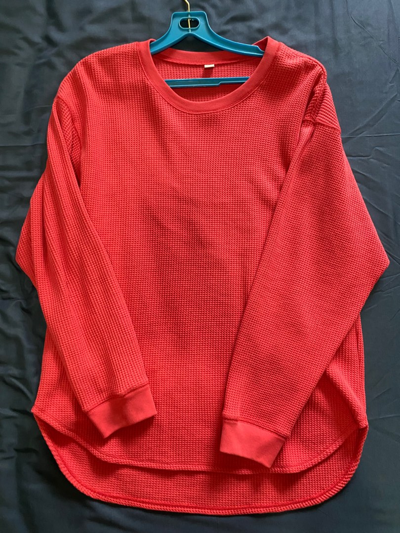 Red sweater clearance shirt