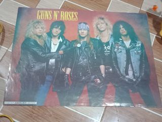 VINTAGE 1992 COLLECTIBLE GUNS N' ROSES LOCAL PRINT POSTER