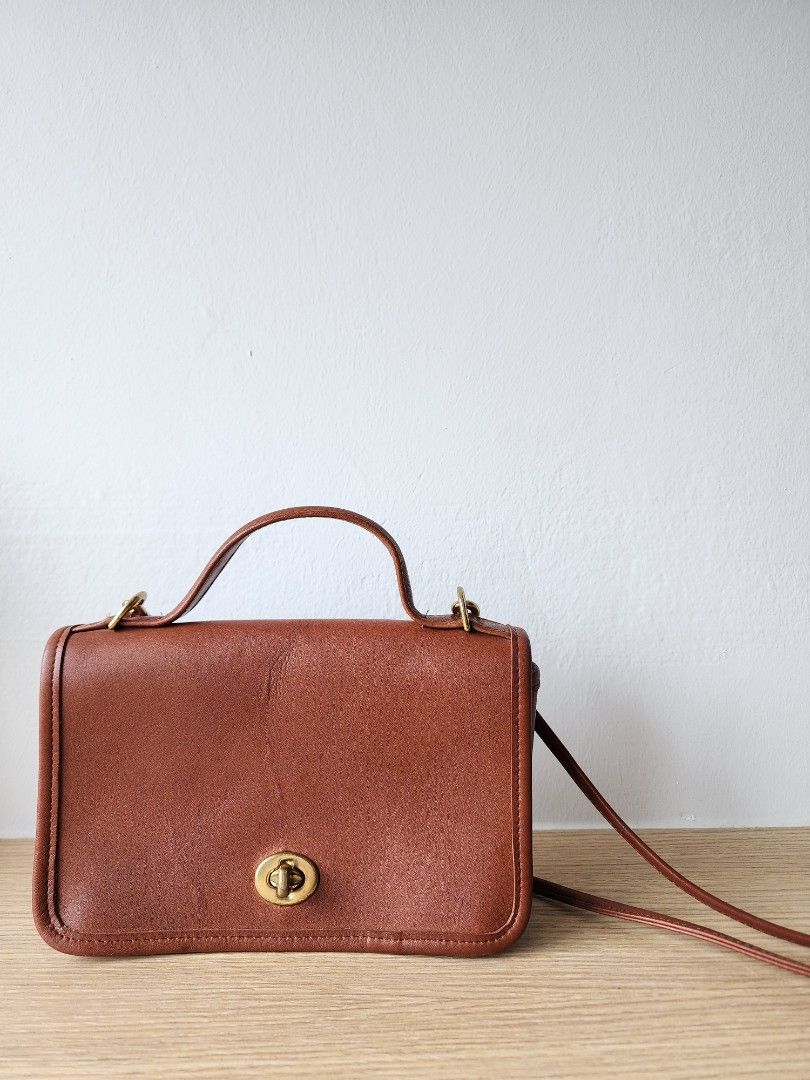 Vintage Coach 9924 Casino Bag in British Tan Women s Fashion Bags Wallets Cross body Bags on Carousell