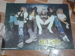 VINTAGE COLLECTIBLE 1992 GUNS N' ROSES LOCAL PRINTED POSTER