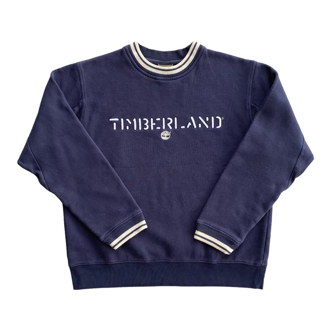 Vintage Timberland Spellout Sweatshirt Men s Fashion Tops Sets