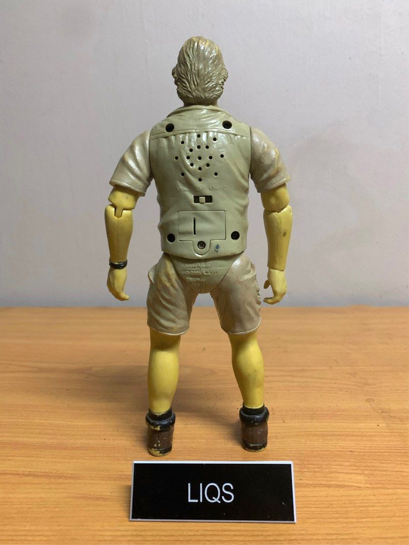 Vintage Toy Works Steve Irwin Talking Action Crocodile Hunter