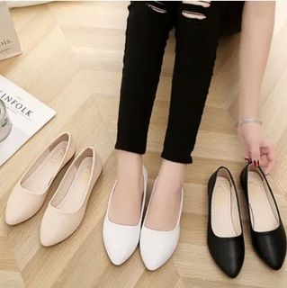 White loafer shoes