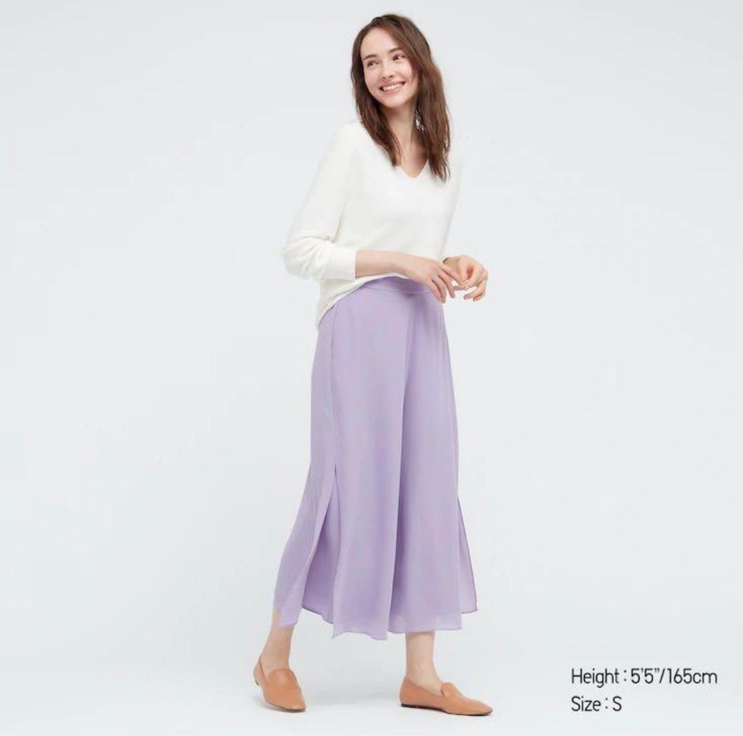 Chiffon slit on sale skirt