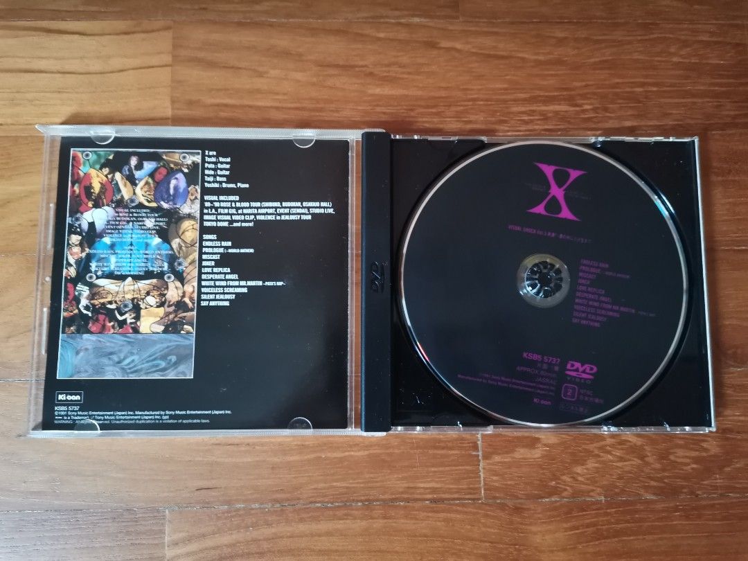 X Visual Shock Vol. 3 DVD (X Japan, Yoshiki, Toshi, Hide, Pata, Taiji)