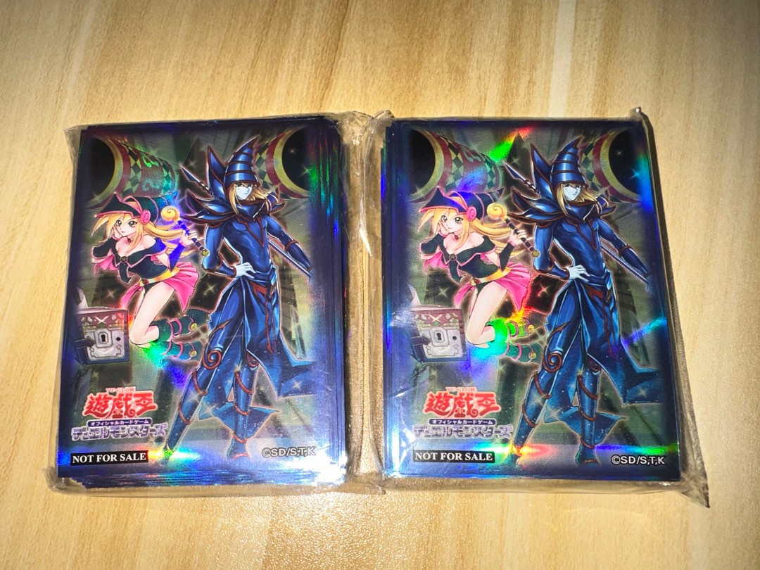 Yugioh Dark magician girl and DM sleeves, Hobbies & Toys, Toys & Games on  Carousell