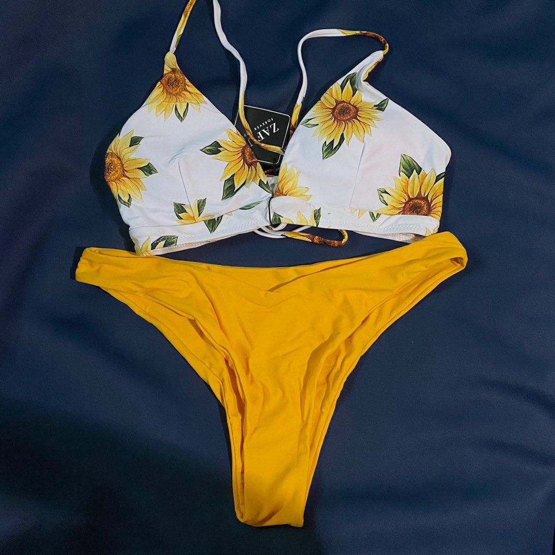 Zaful Sunflower Bikini