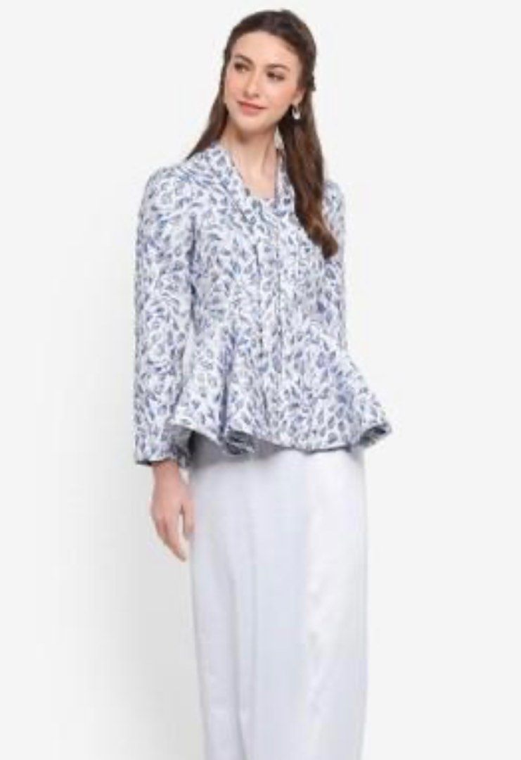 Zalia jacquard shop peplum kebaya