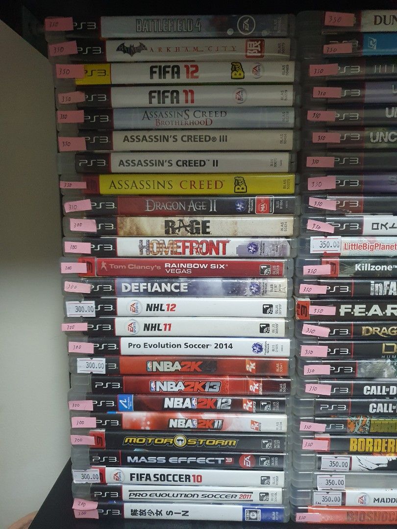 100 Sony PS3 Video Games. (Category: PlayStation) located in Quezon City. Submitted by itemsforadoption (Listing ID 1286743399, Image 2). Description: Rfs: Its 2024! Happy New Year! Hoping you have a good year ahead of you! If you have questions feel free to send a message. Though I'll most likely be able to reply from 10am to 8pm. Please be patient and understanding. Decluttering games and items that I've picked up or for friends and family. Pri