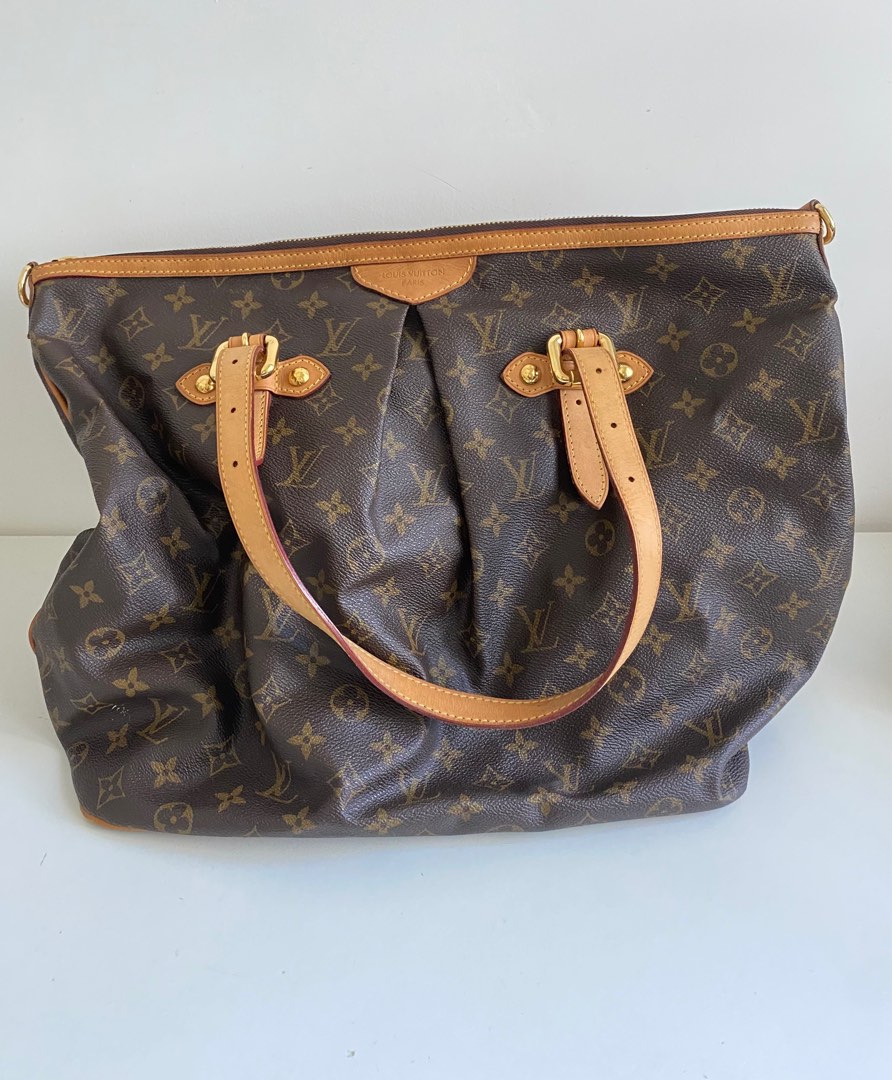 💯% Authentic LV Monogram Palermo Handbag With Strap in GHW