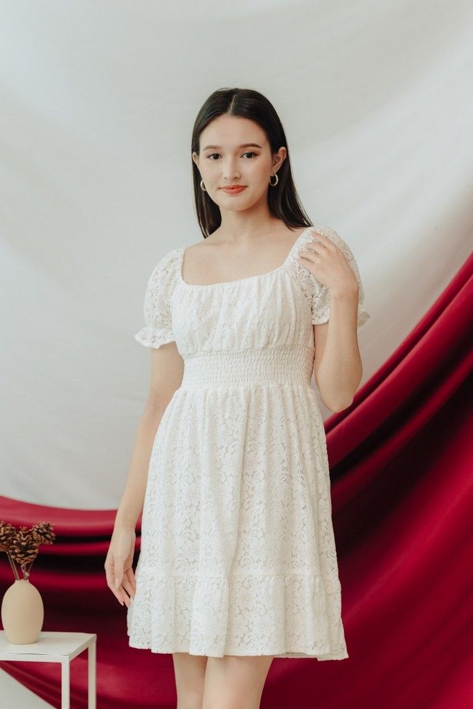 White discount dress online