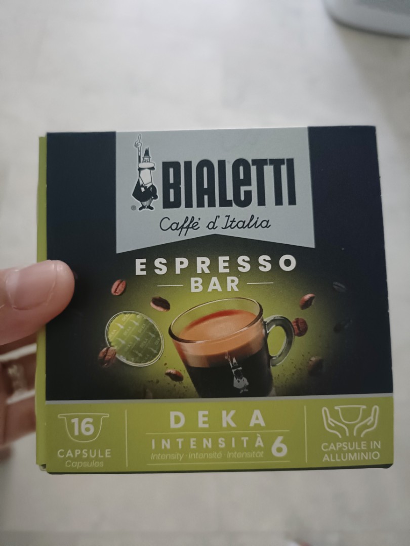 💯% Authentic Bialetti Decaf Coffee Capsules, Food & Drinks