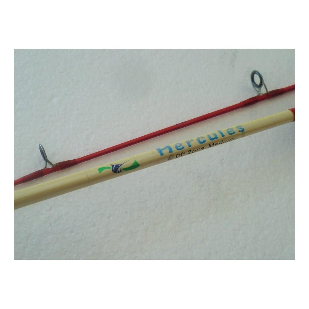 💥 Brand New ! Hercules Medium Length 6 FT Fishing Rod (#3