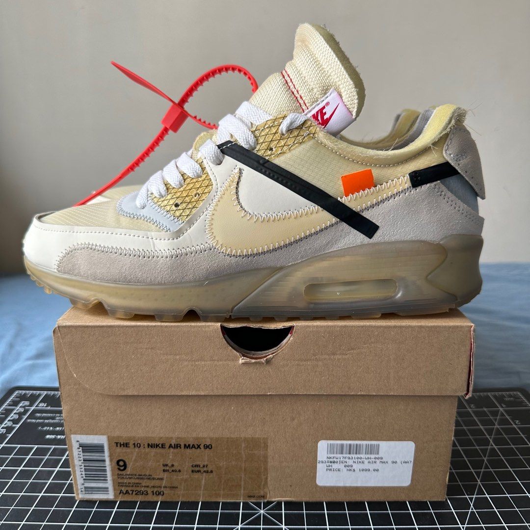 Us 9 The Ten Off White x Nike Air Max 90