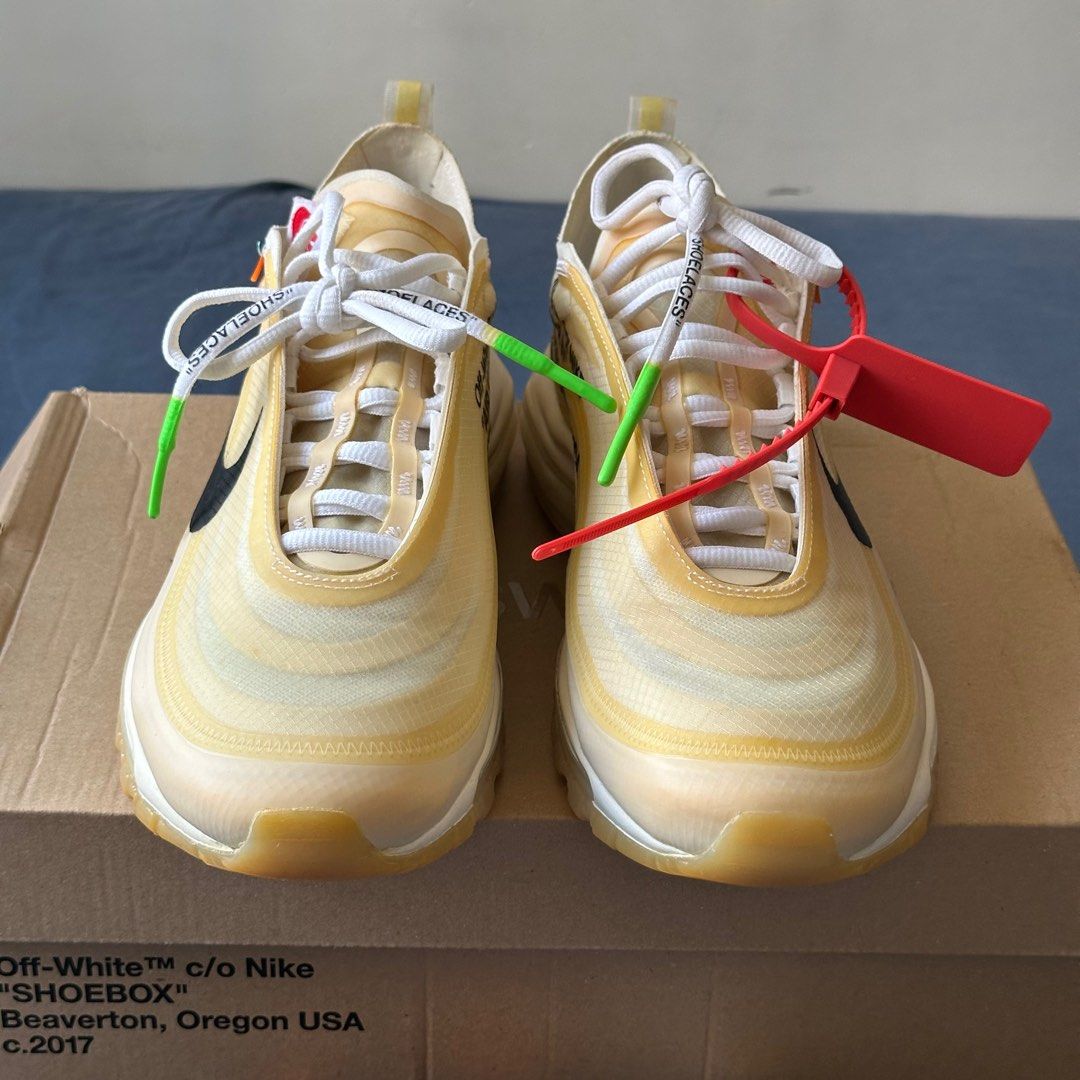 Off white air max 9 best sale yellowing
