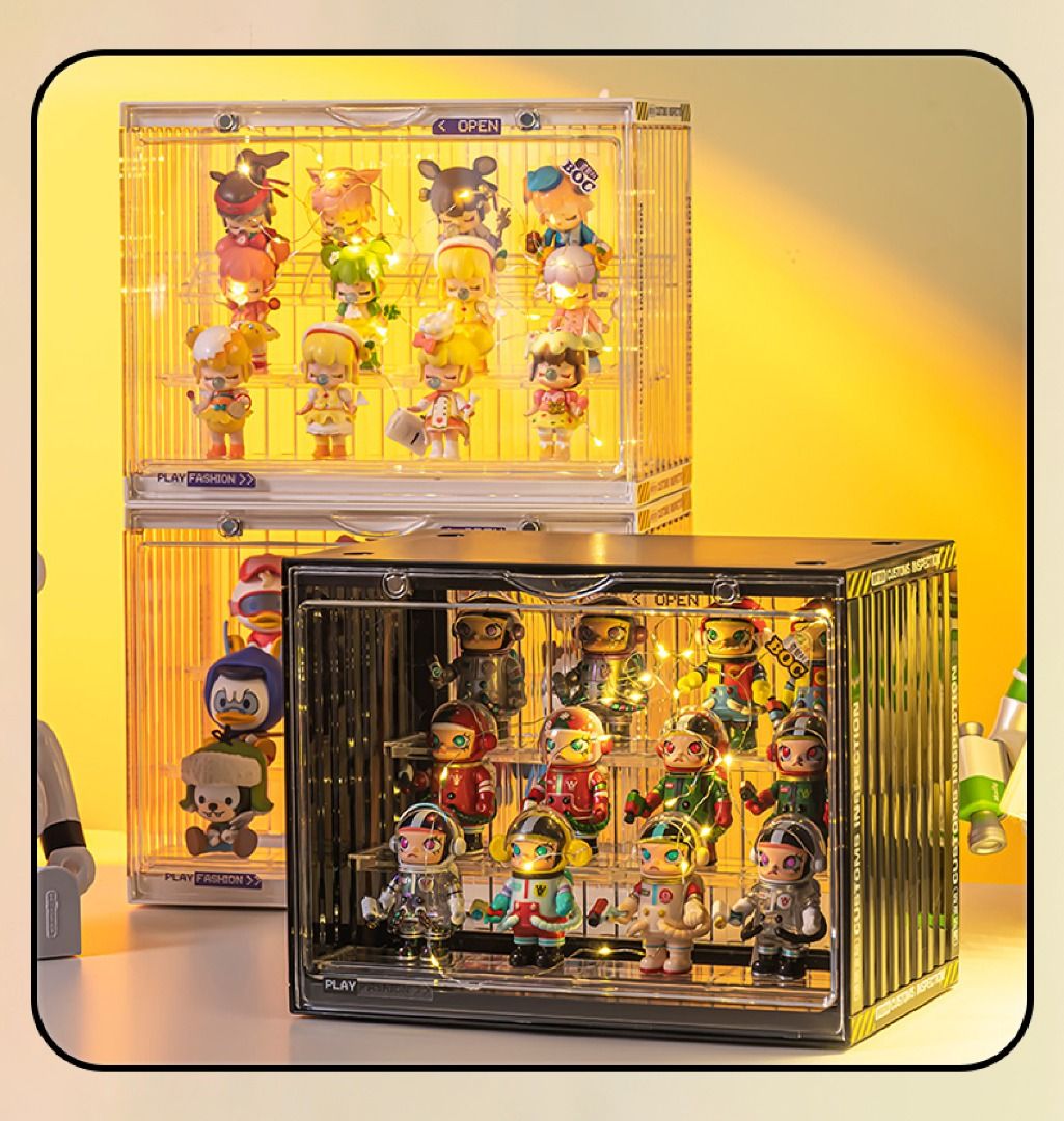 Acrylic display case Container style | Toy Organizer Box | Display ...