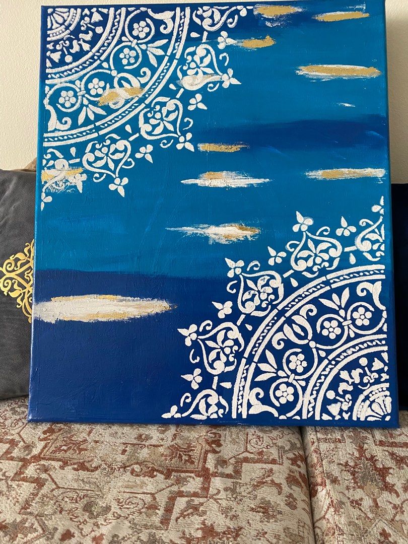 Acrylic painting for sale, Furniture & Home Living, Home Decor, Frames