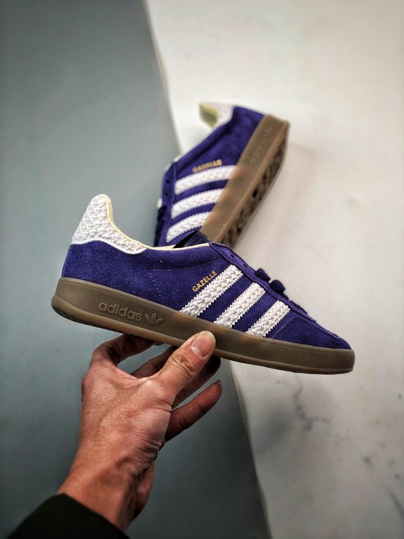 Adidas Originals Gazelle Indoor Purple shoes Men s Fashion